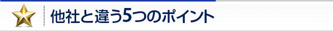 5つのポイント